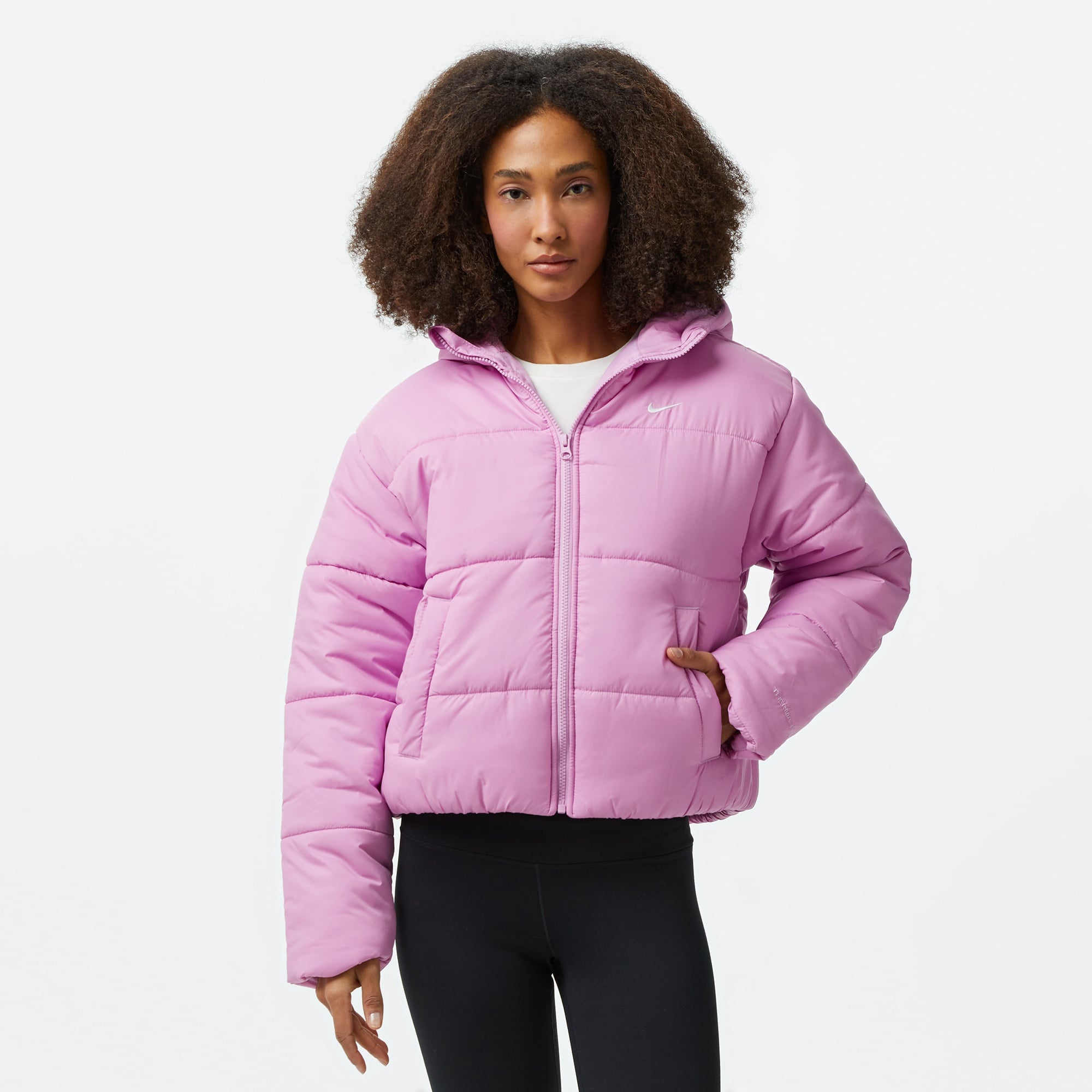 Nike Sportswear Classic Puffer Kadın Pembe Mont