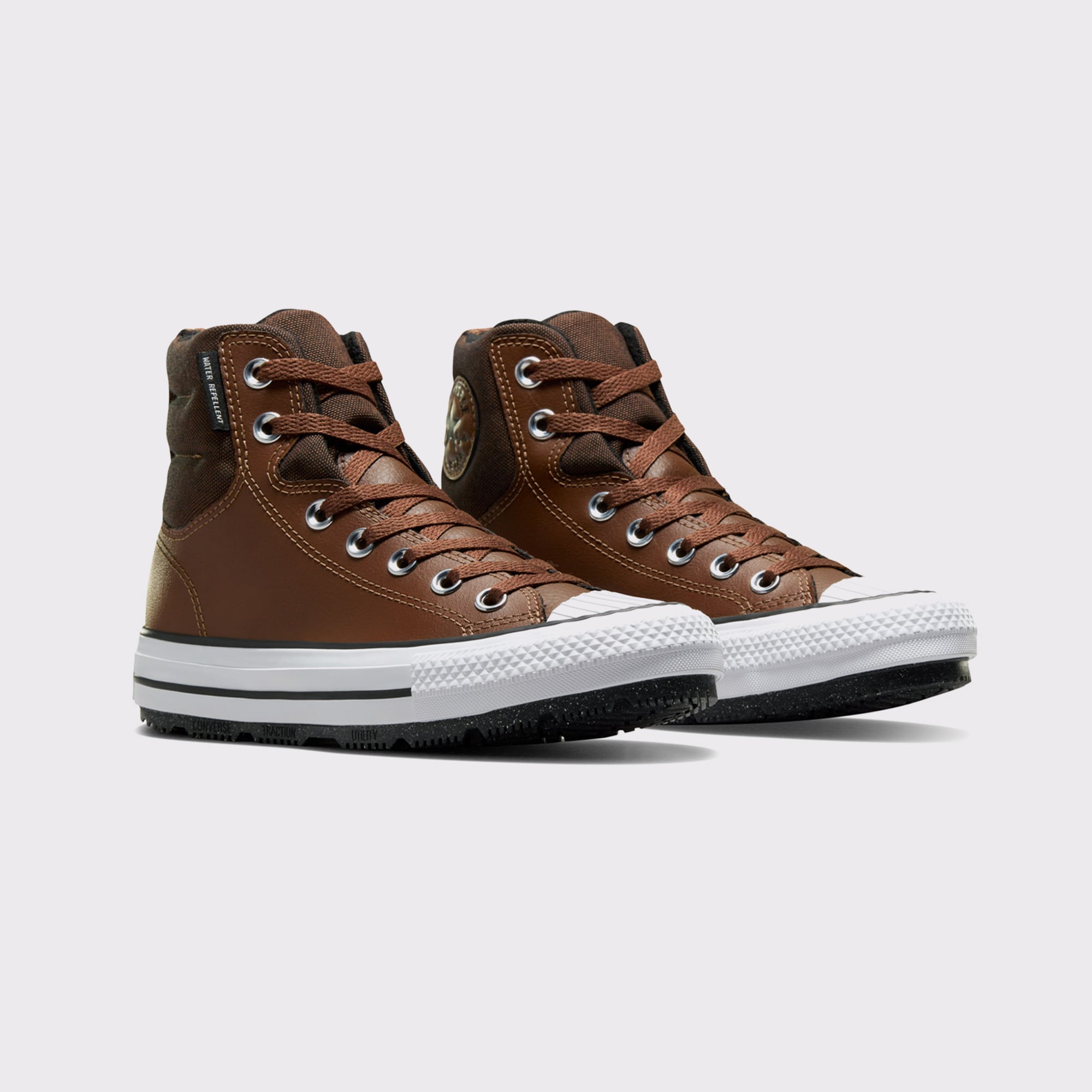 Converse Chuck Taylor All Star Berkshire Genç Kahverengi Deri Bot - Görsel 4