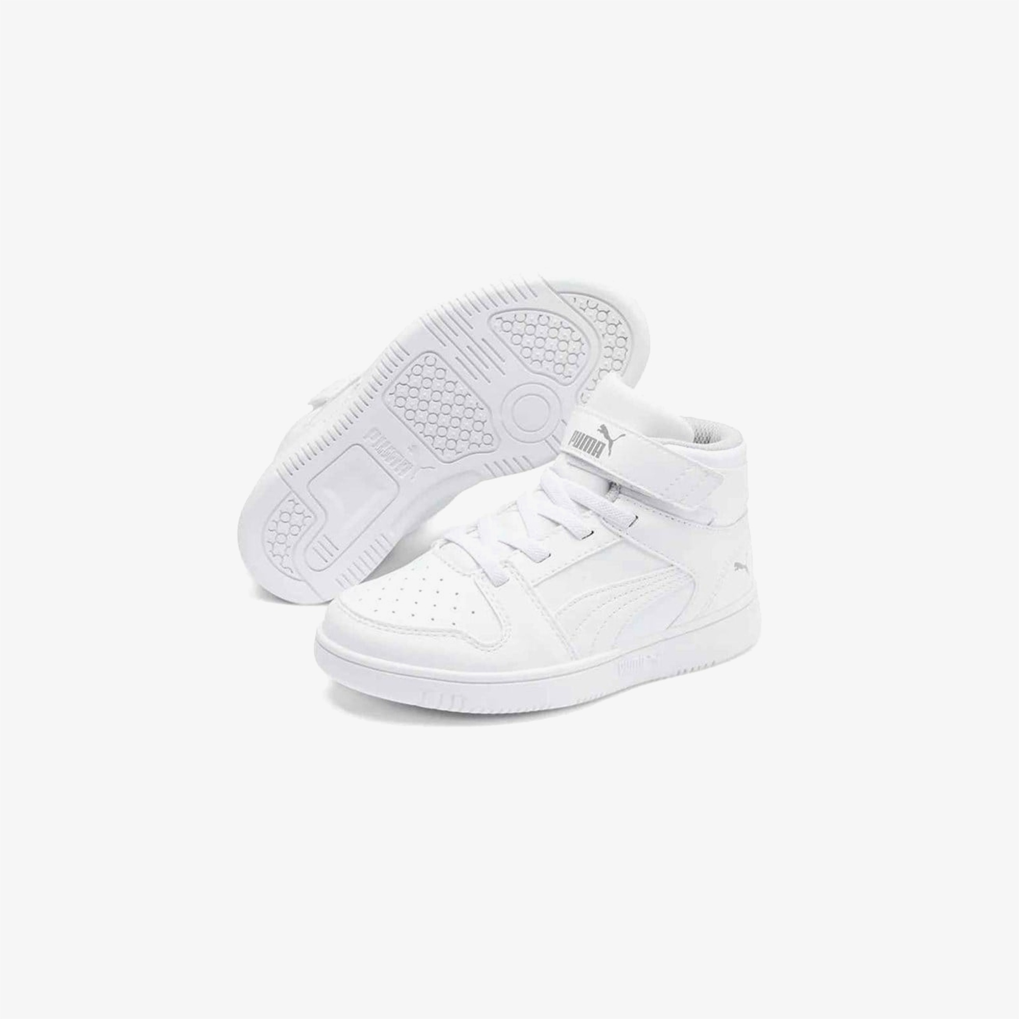 Puma Rebound Layup Sl V Ps Çocuk Beyaz Spor Ayakkabı