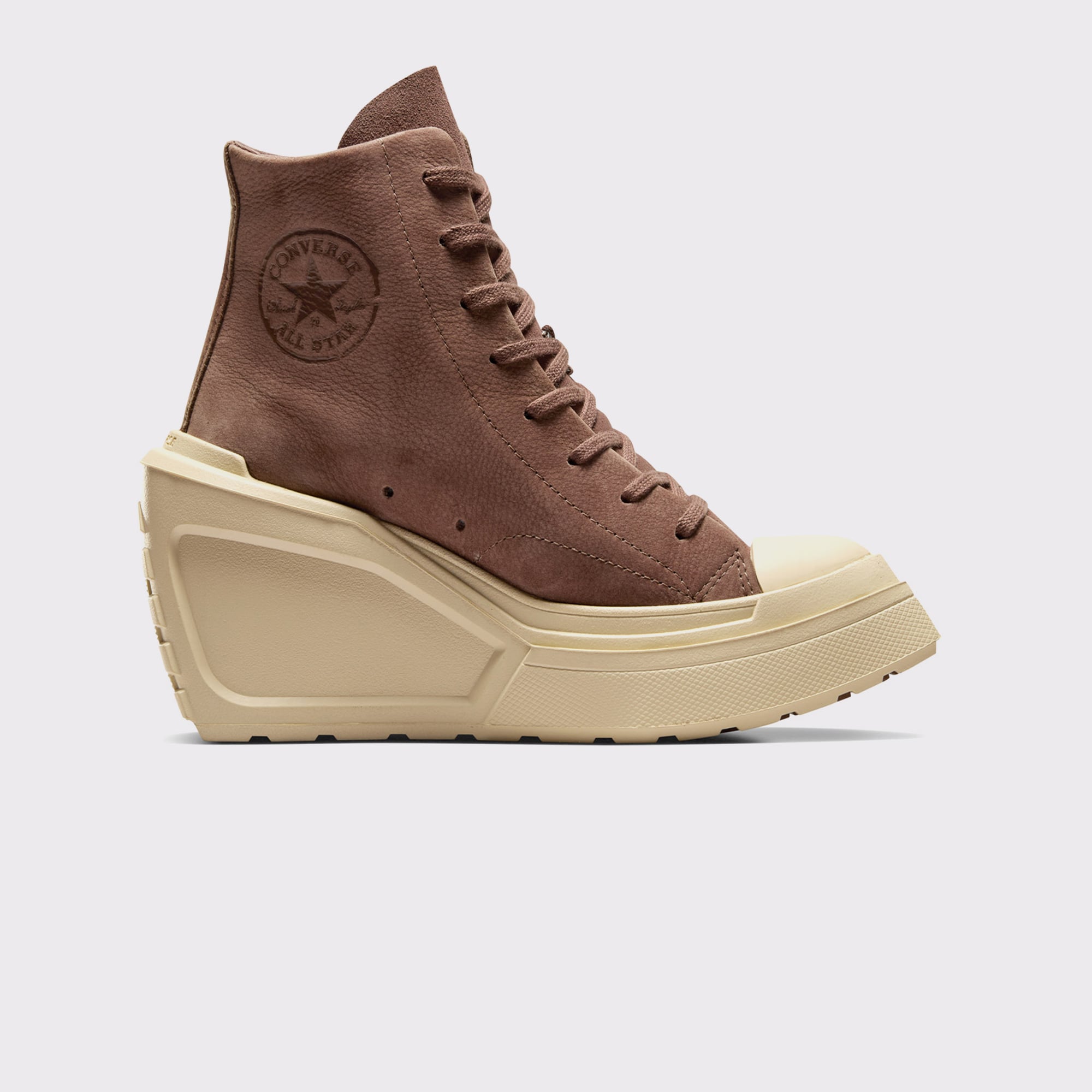 Converse Chuck 70 De Luxe Wedge Kadın Kahverengi Deri Platform Sneaker - Görsel 2