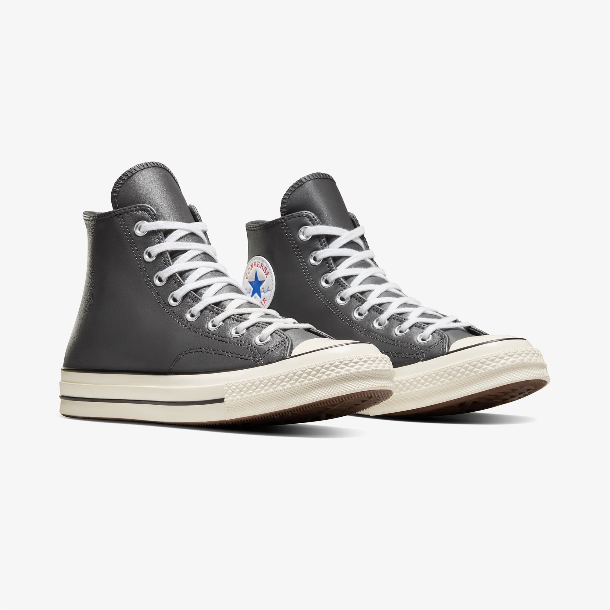 Converse Chuck 70 Unisex Gri Deri Sneaker
