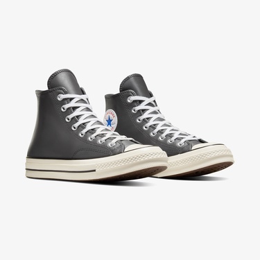  Converse Chuck 70 Unisex Gri Deri Sneaker