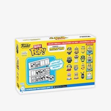  Funko Bitty Pop: Minions Frankenbob 4lü Renkli Figür