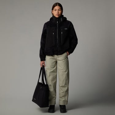  The North Face Fleece Tam Boy Fermuarlı Kadın Polar Siyah Ceket
