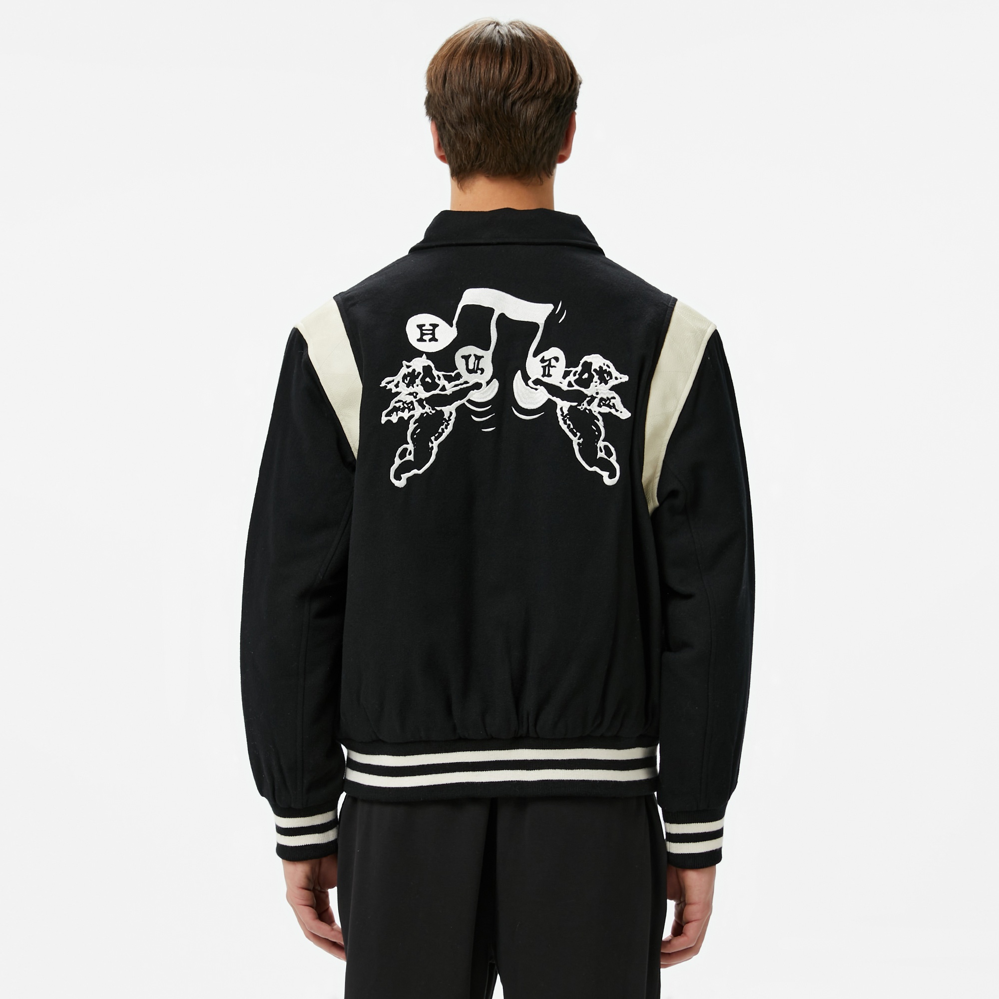 Huf Song Varsity Erkek Siyah Ceket