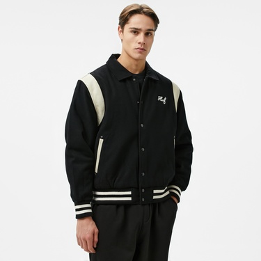  Huf Song Varsity Erkek Siyah Ceket