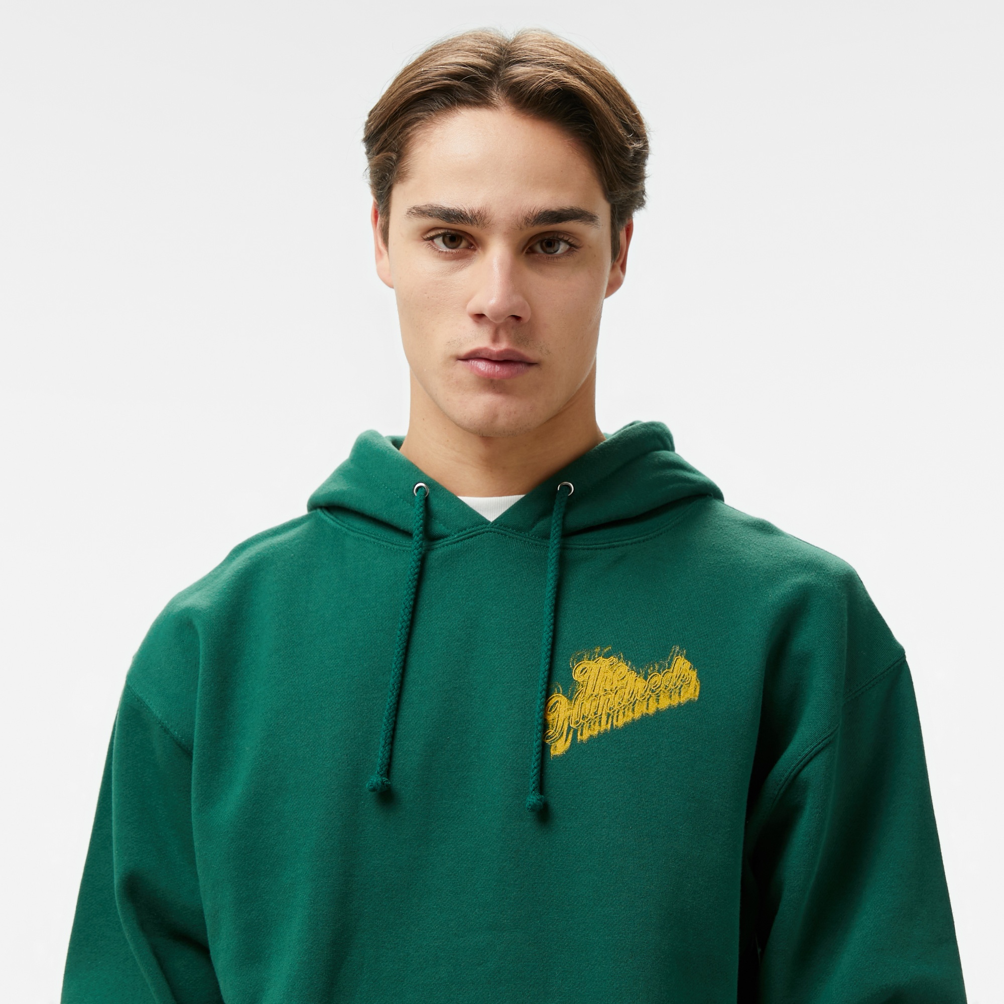 The Hundreds Blurred Slant Pullover Erkek Yeşil Sweatshirt