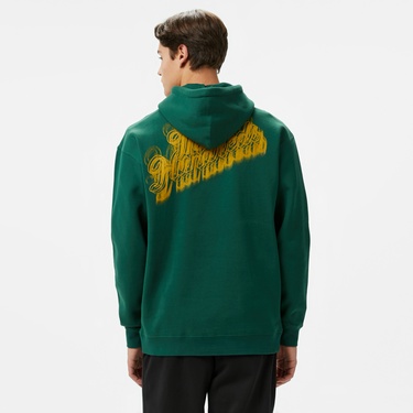  The Hundreds Blurred Slant Pullover Erkek Yeşil Sweatshirt