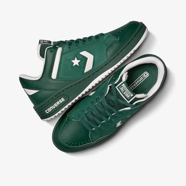  Converse Weapon Unisex Yeşil Deri Sneaker