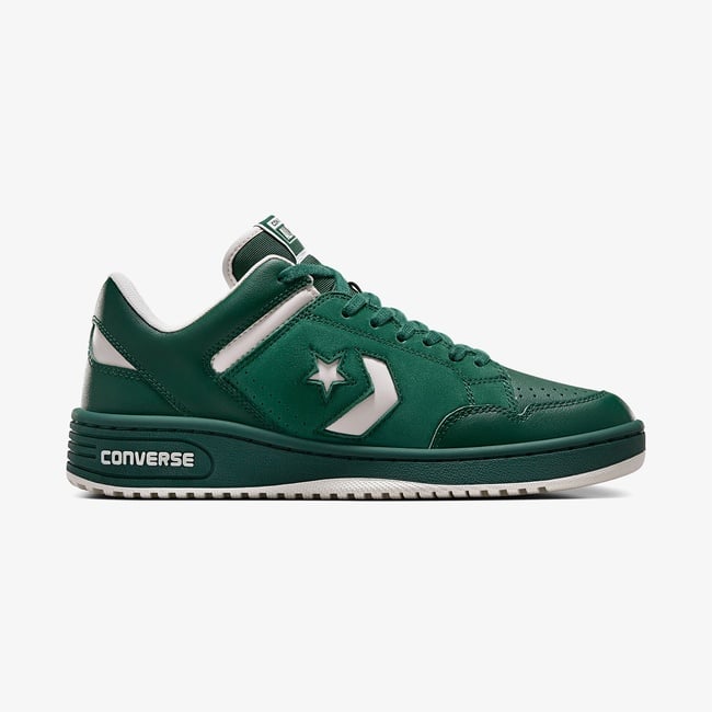  Converse Weapon Unisex Yeşil Deri Sneaker