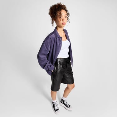  Converse Kadın Kadife Mor Gömlek