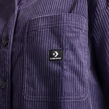  Converse Kadın Kadife Mor Gömlek