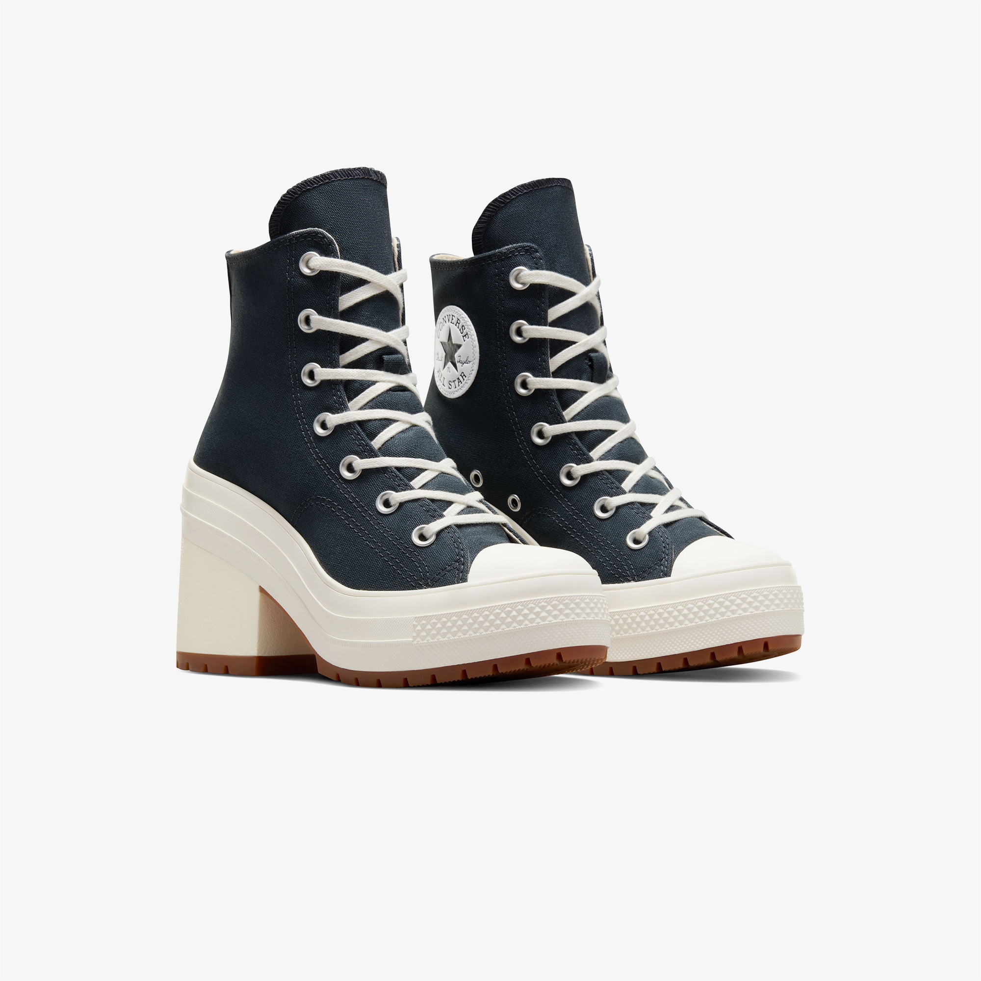 Converse Chuck 70 De Luxe Heel Unisex Lacivert Platform Bot
