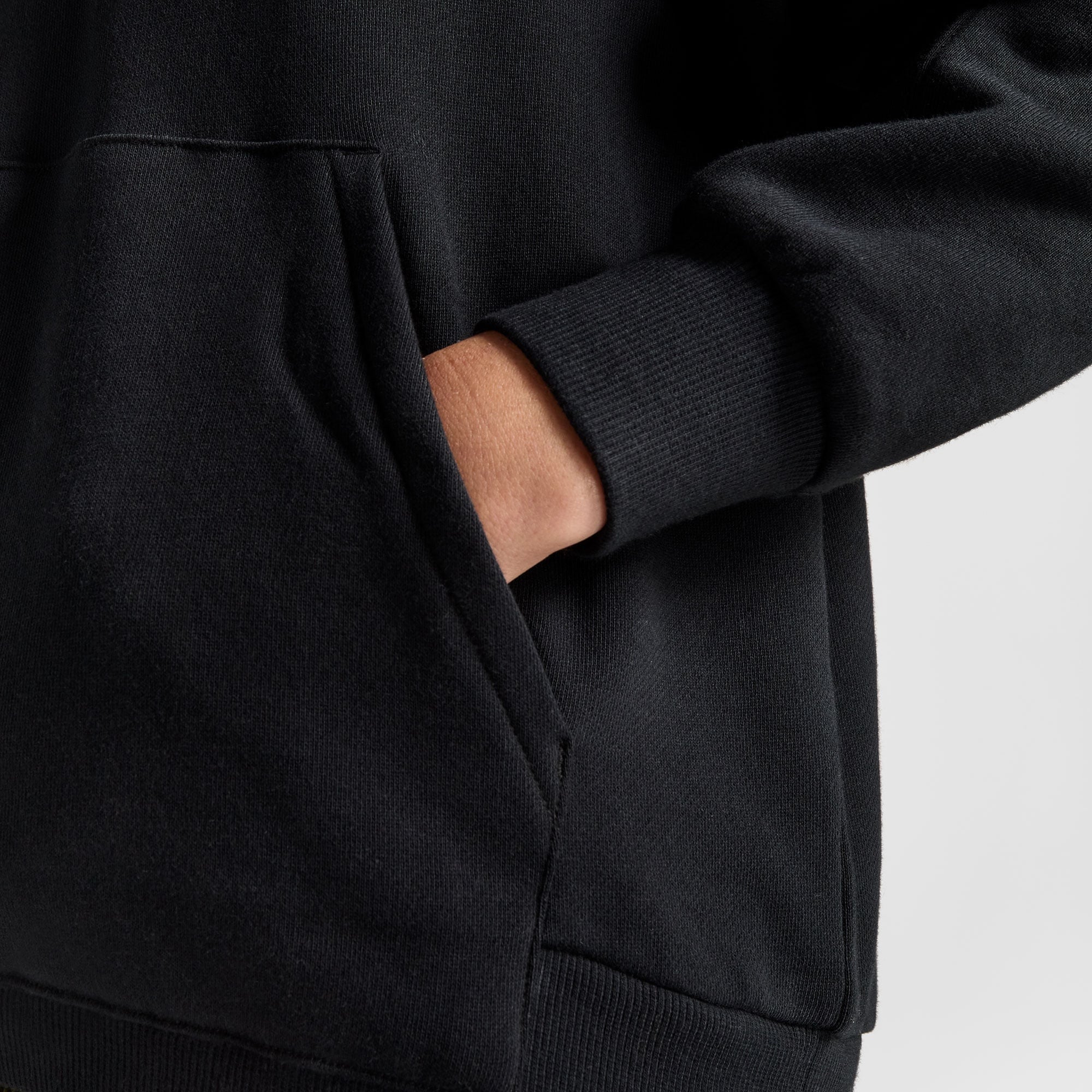 Converse Kadın Oversize Fit Siyah Hoodie