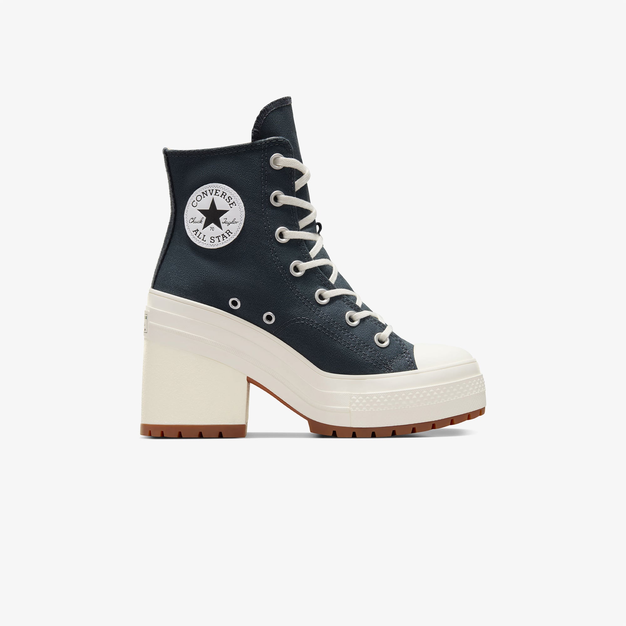 Converse Converse Chuck 70 De Luxe Heel Unisex Lacivert Platform Bot Sneaker | FashFed Lacivert - 2. görsel