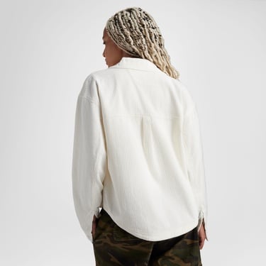  Converse Kadın Kadife Beyaz Gömlek