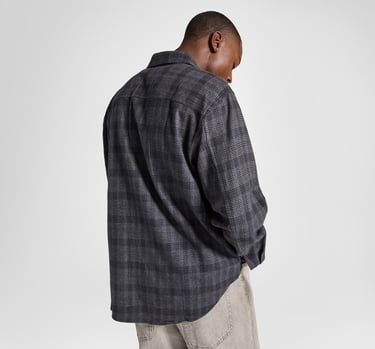  Converse Erkek Ekose Gri Gömlek