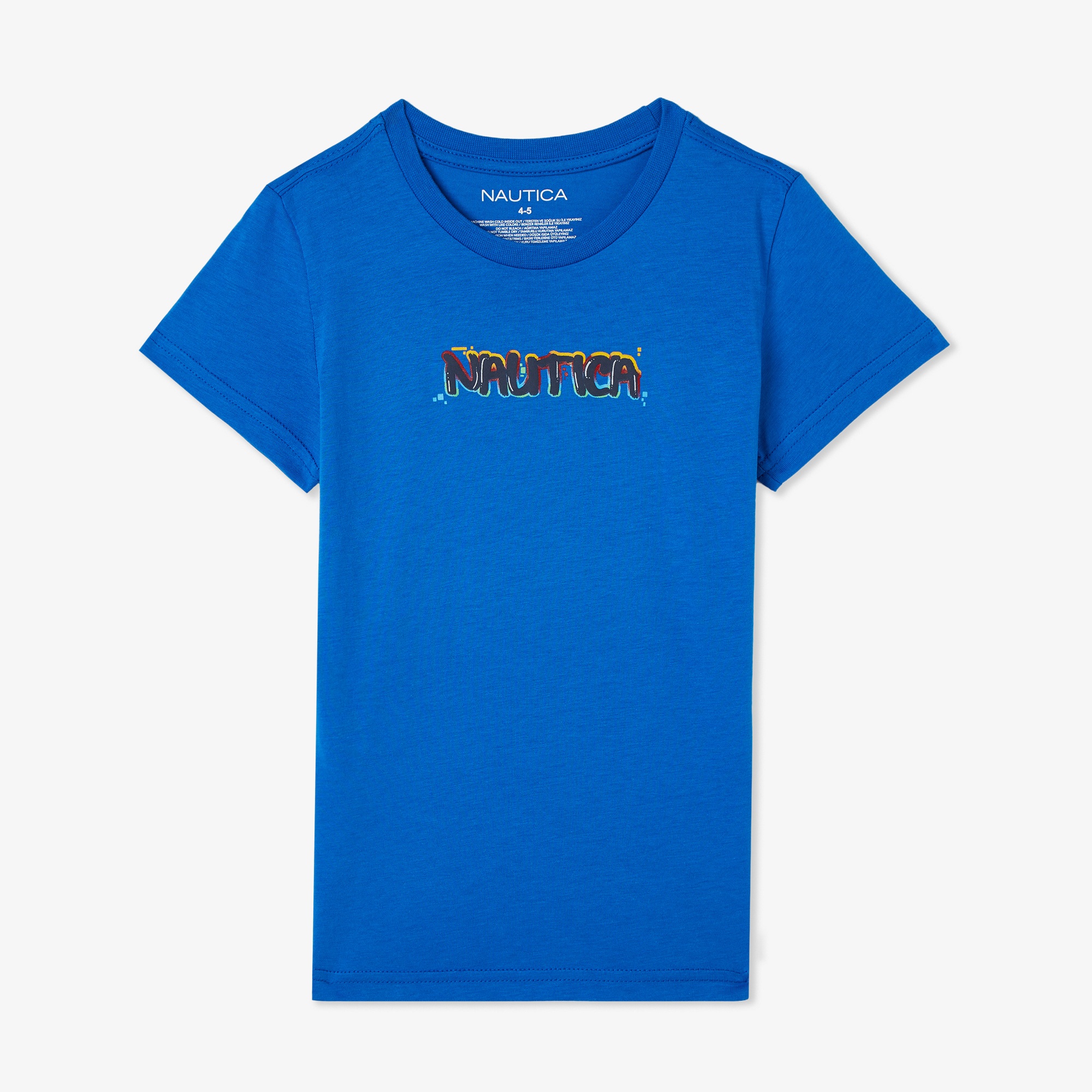 Nautica Classic Çocuk Mavi T-Shirt