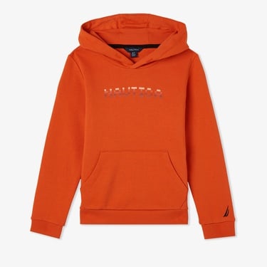  Nautica Knit Active Top Çocuk Turuncu Sweatshirt