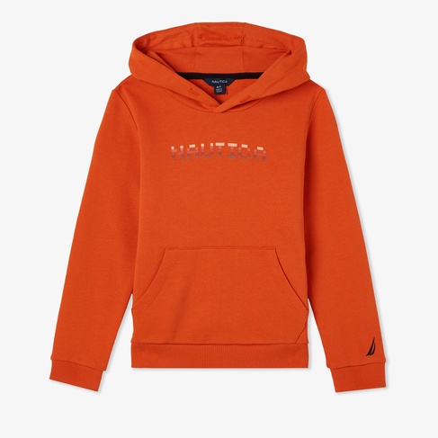  Nautica Knit Active Top Çocuk Turuncu Sweatshirt