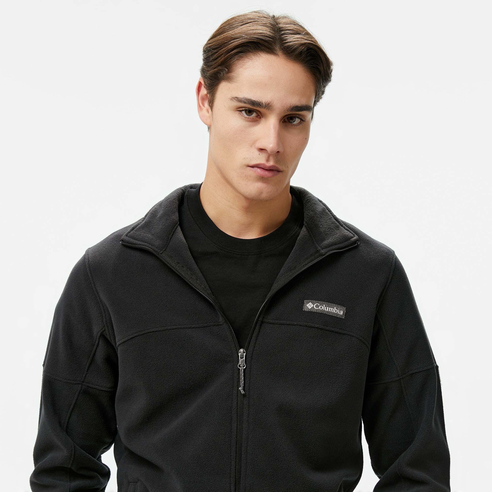 Columbia Basin Trail III Full Zip Erkek Siyah Outdoor Polar