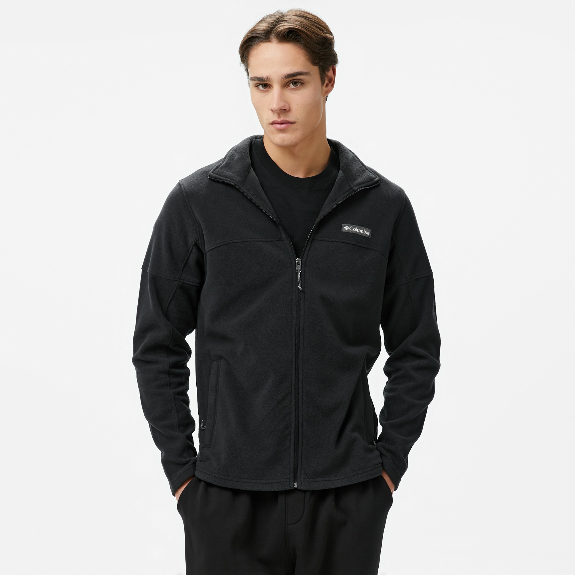 Columbia Basin Trail III Full Zip Erkek Siyah Outdoor Polar