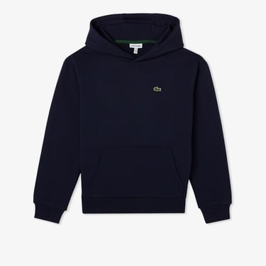  Lacoste Organik Pamuklu Çocuk Lacivert Hoodie