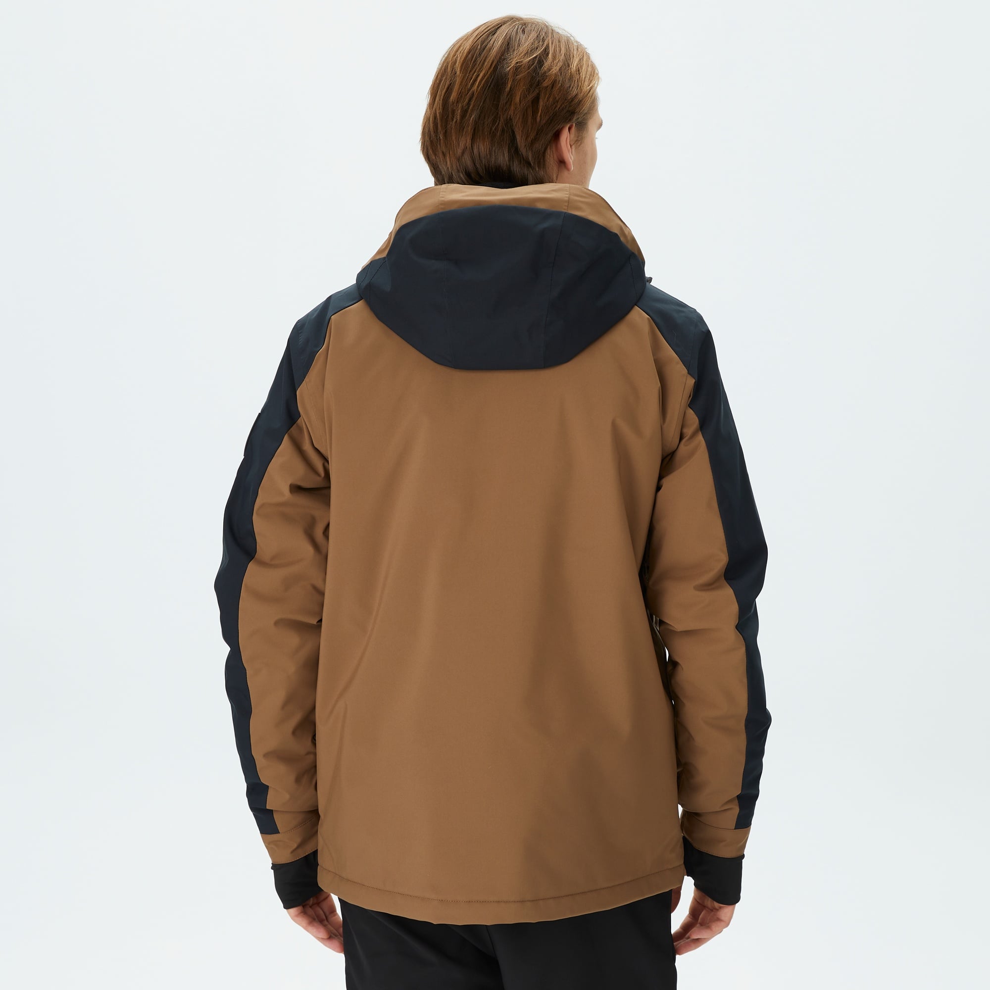 Quiksilver Mission Block Erkek Kahverengi Kayak Montu