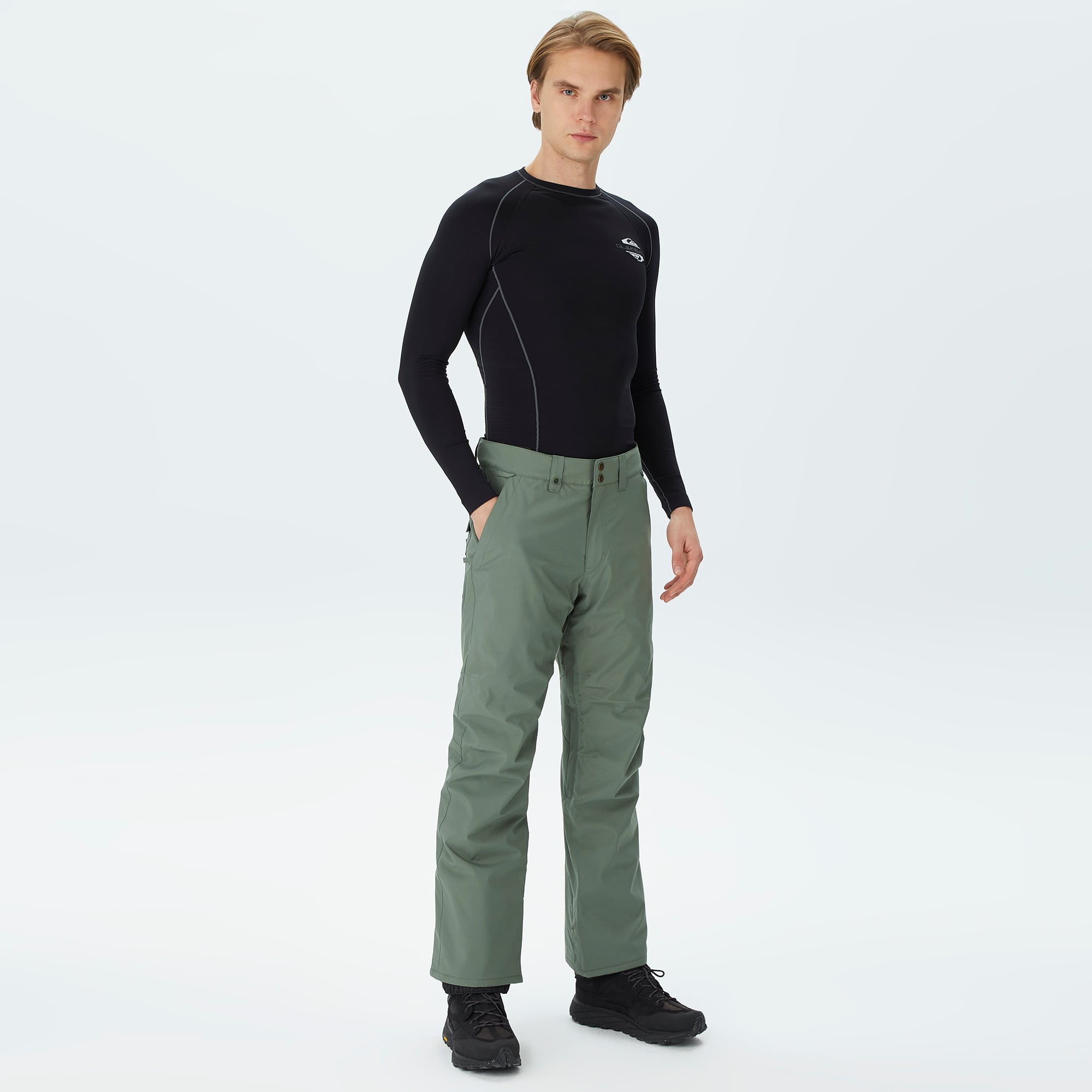  Quiksilver Estate Erkek Yeşil Kayak Pantolonu