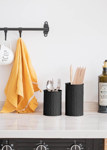  Prizma Kaşıklık Siyah 17x11 cm