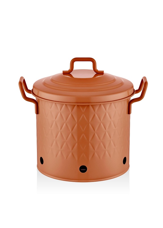  Prizma Patates & Soğan Kabı Terracota 30x30x30 cm