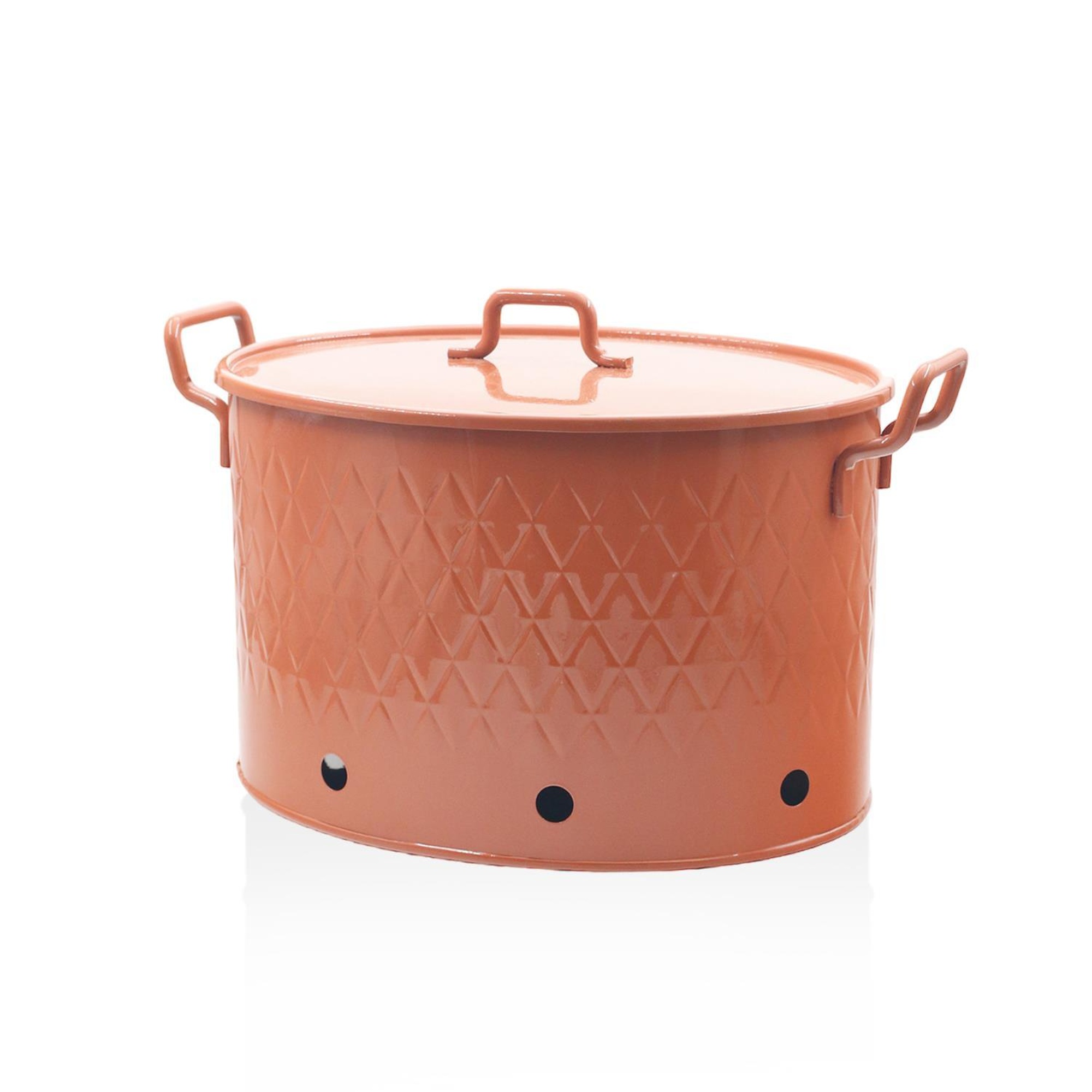 Prizma Patates & Soğan Kabı 2 Hazneli Terracota