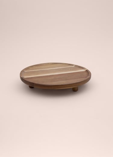  Natura Akasya Ayaklı Servis 32 cm