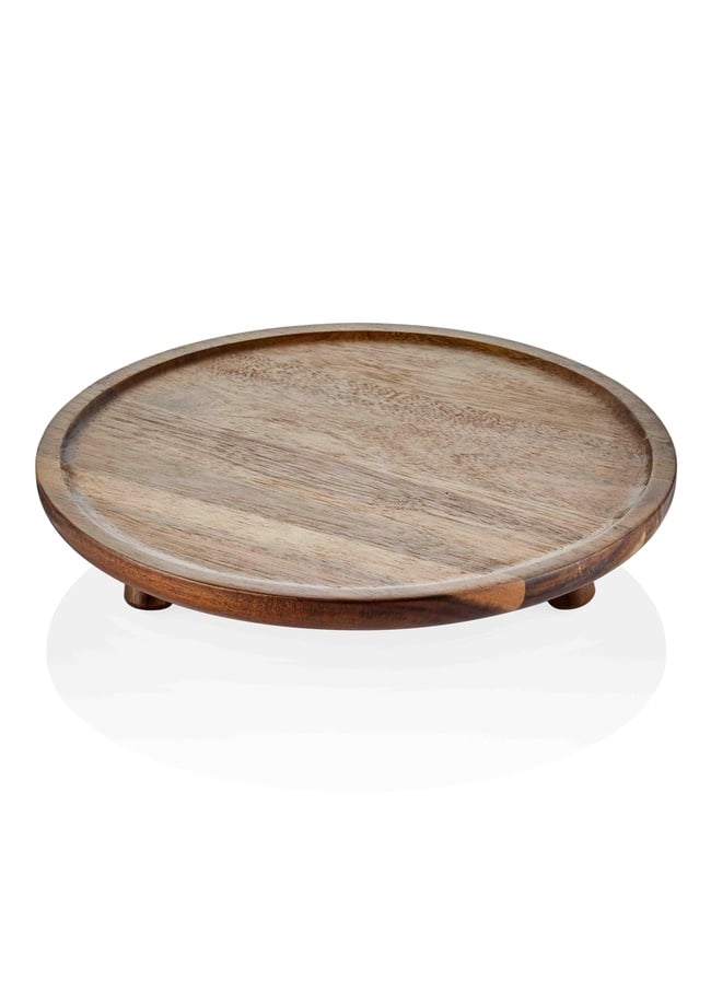  Natura Akasya Ayaklı Servis 32 cm