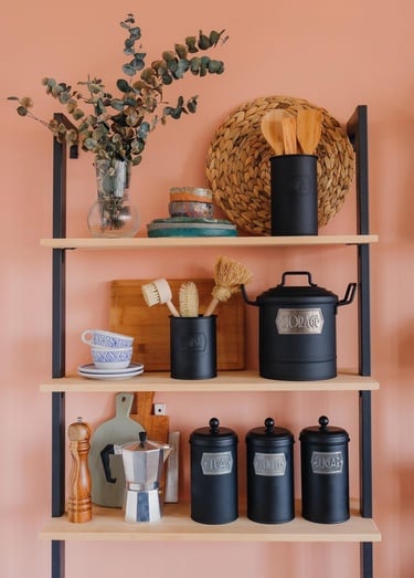  Kaşıklık 13 x 11 Cm - Siyah