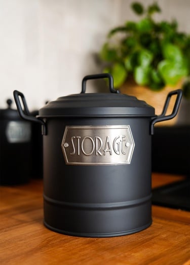  Bakliyat Kovası - Siyah