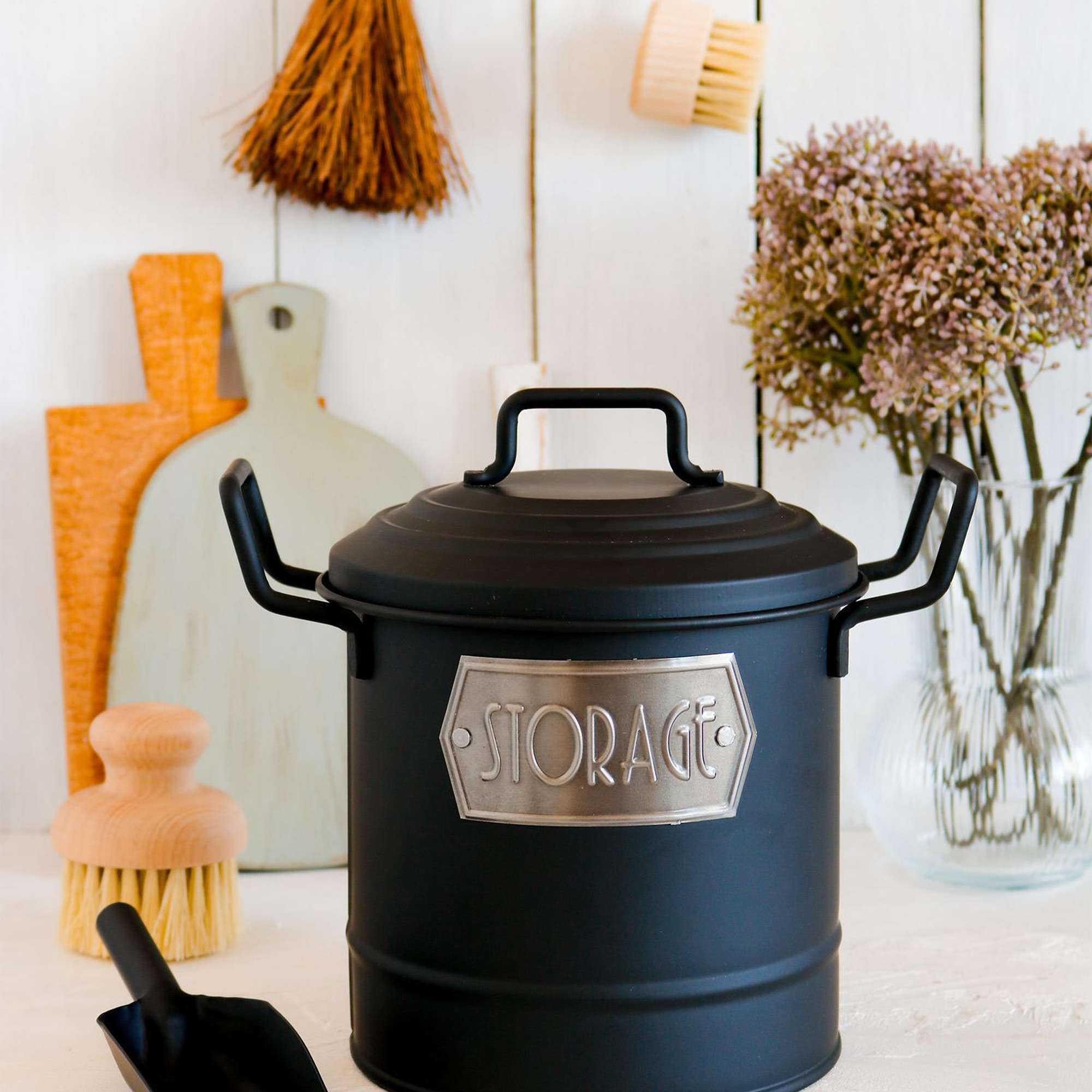 Bakliyat Kovası - Siyah