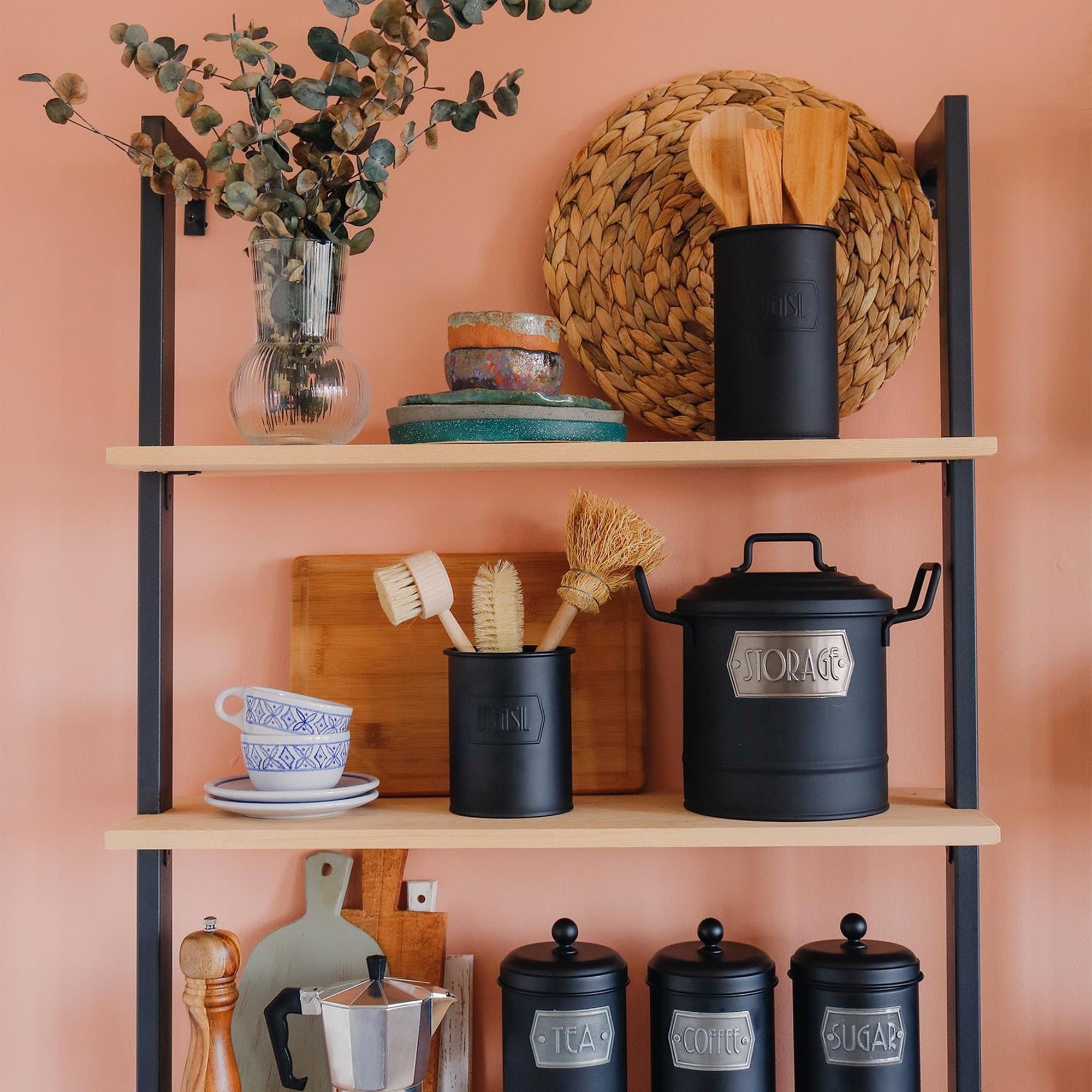 Bakliyat Kovası - Siyah