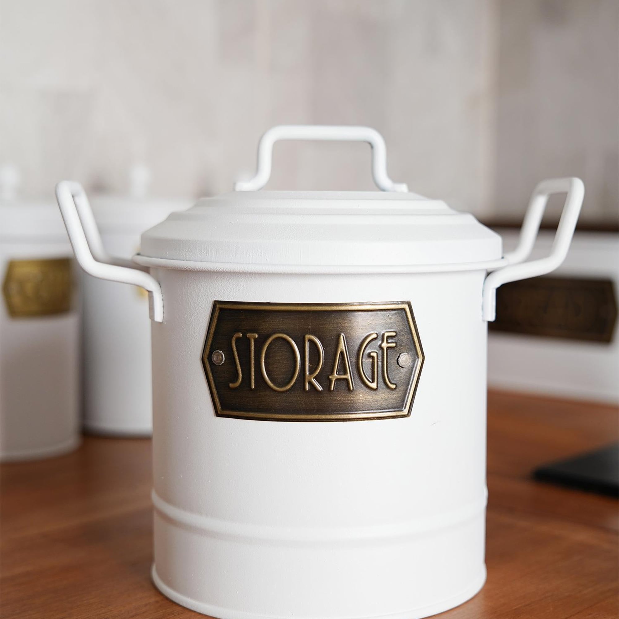 Bakliyat Kovası - Beyaz