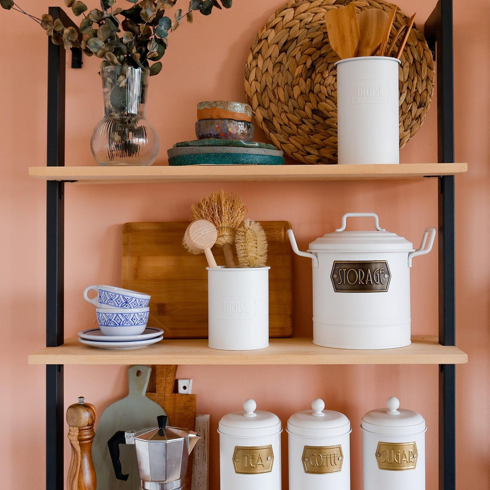 Bakliyat Kovası - Beyaz