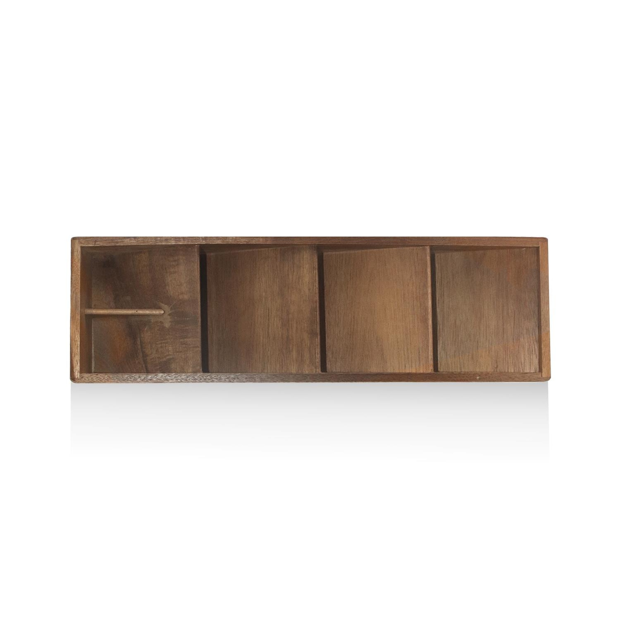 Natura Akasya Bölmeli Kaşıklık 40x12x6 cm