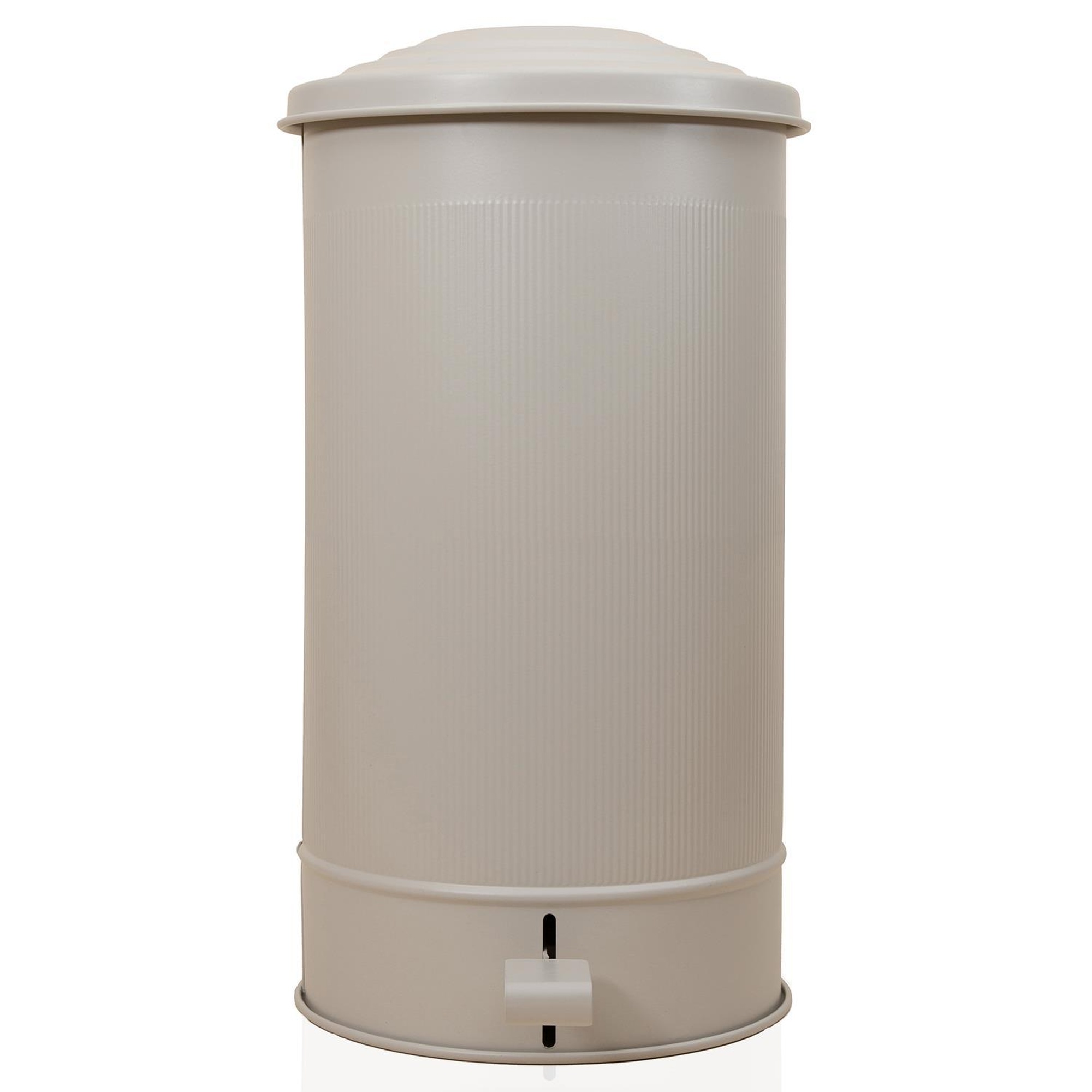 Stripe Çöp Kovası Mutfak Bej 24 Lt