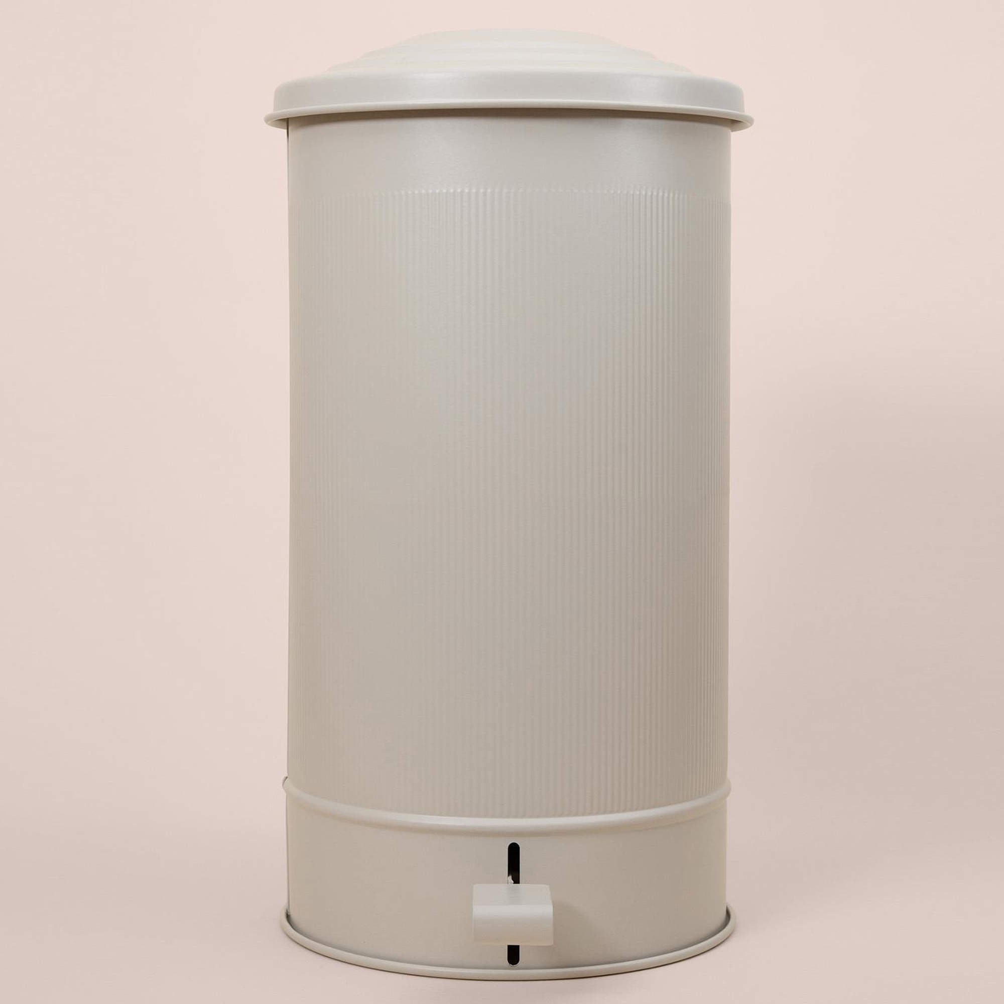 Stripe Çöp Kovası Mutfak Bej 24 Lt