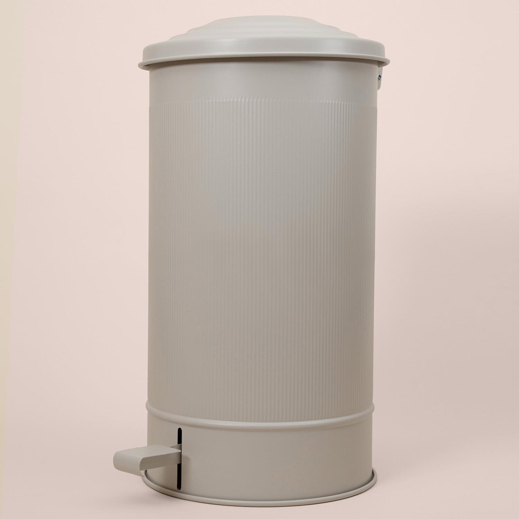 Stripe Çöp Kovası Mutfak Bej 24 Lt