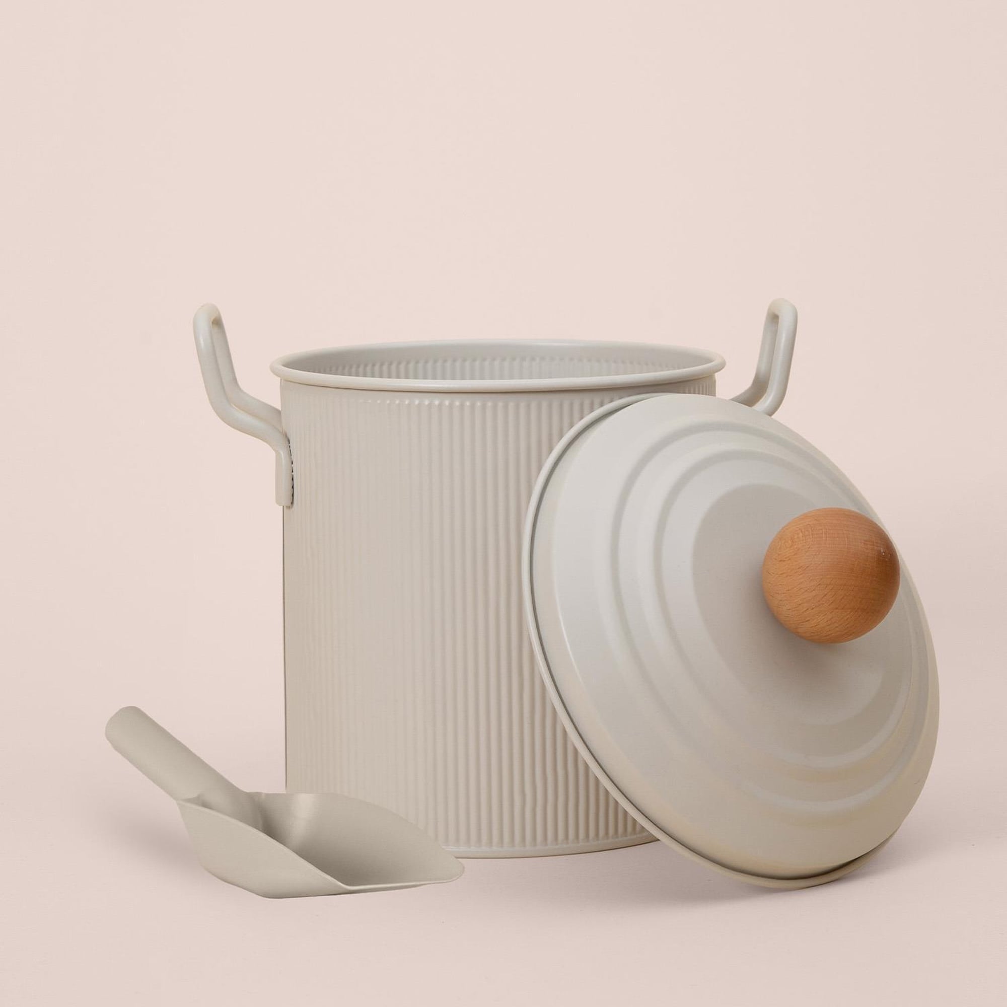 Stripe Bakliyat Kovası Bej