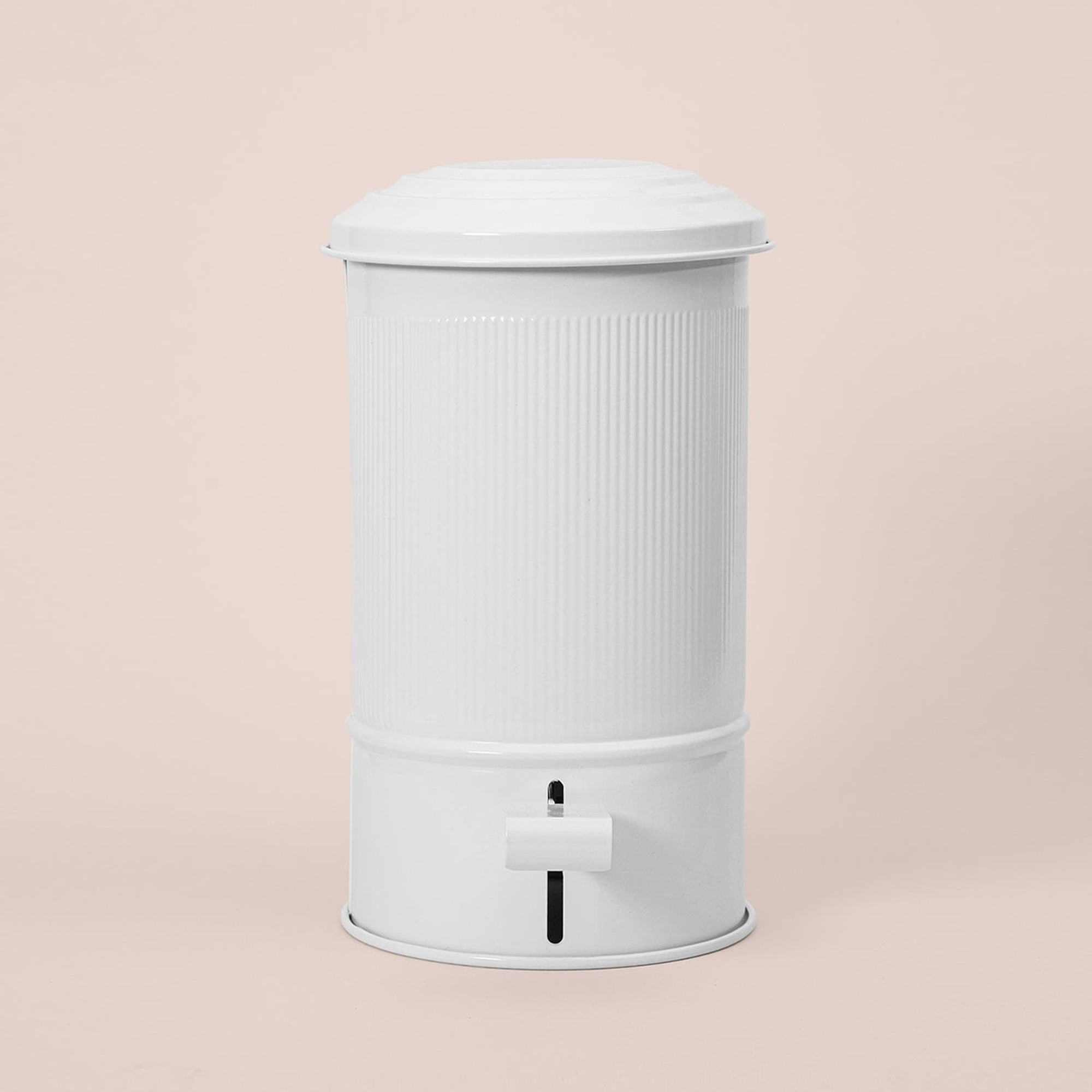 Stripe Çöp Kovası Mutfak Beyaz 5 Lt