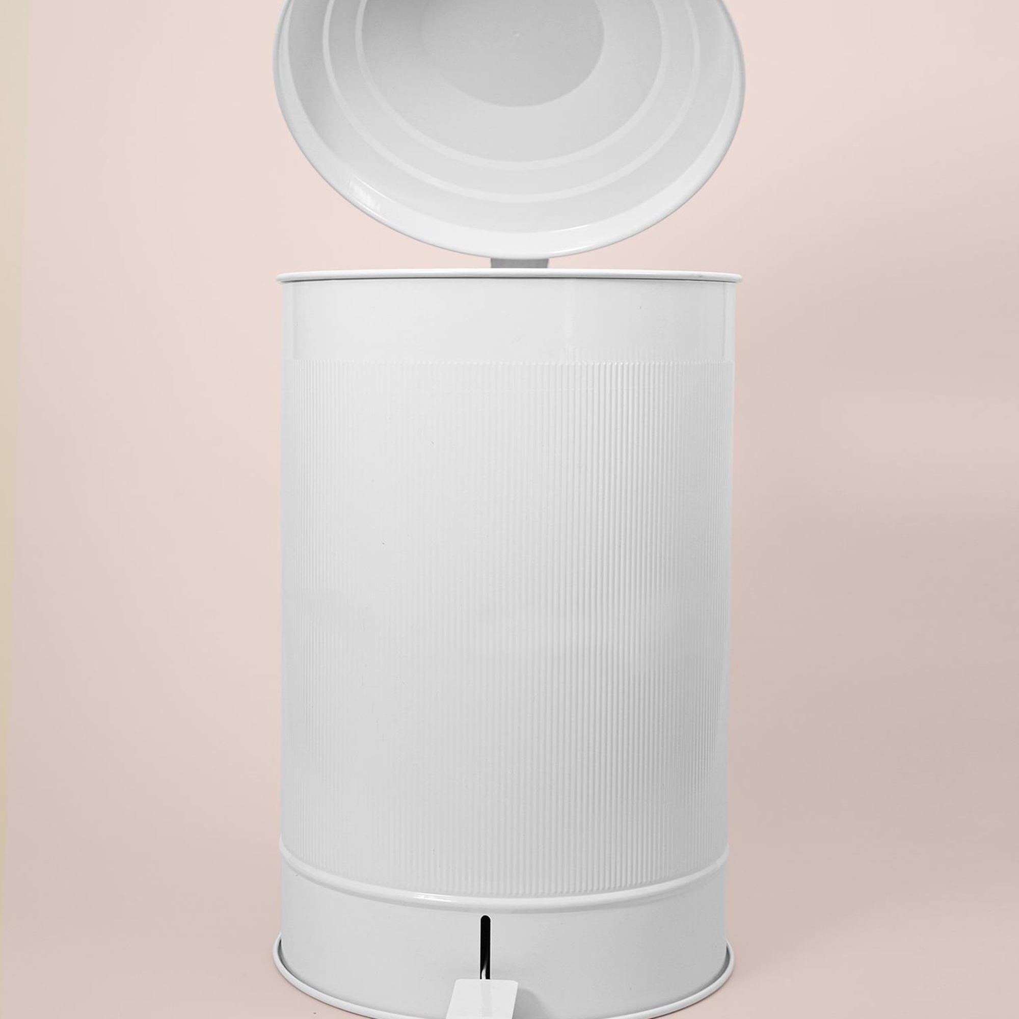 Stripe Çöp Kovası Mutfak Beyaz 37 Lt