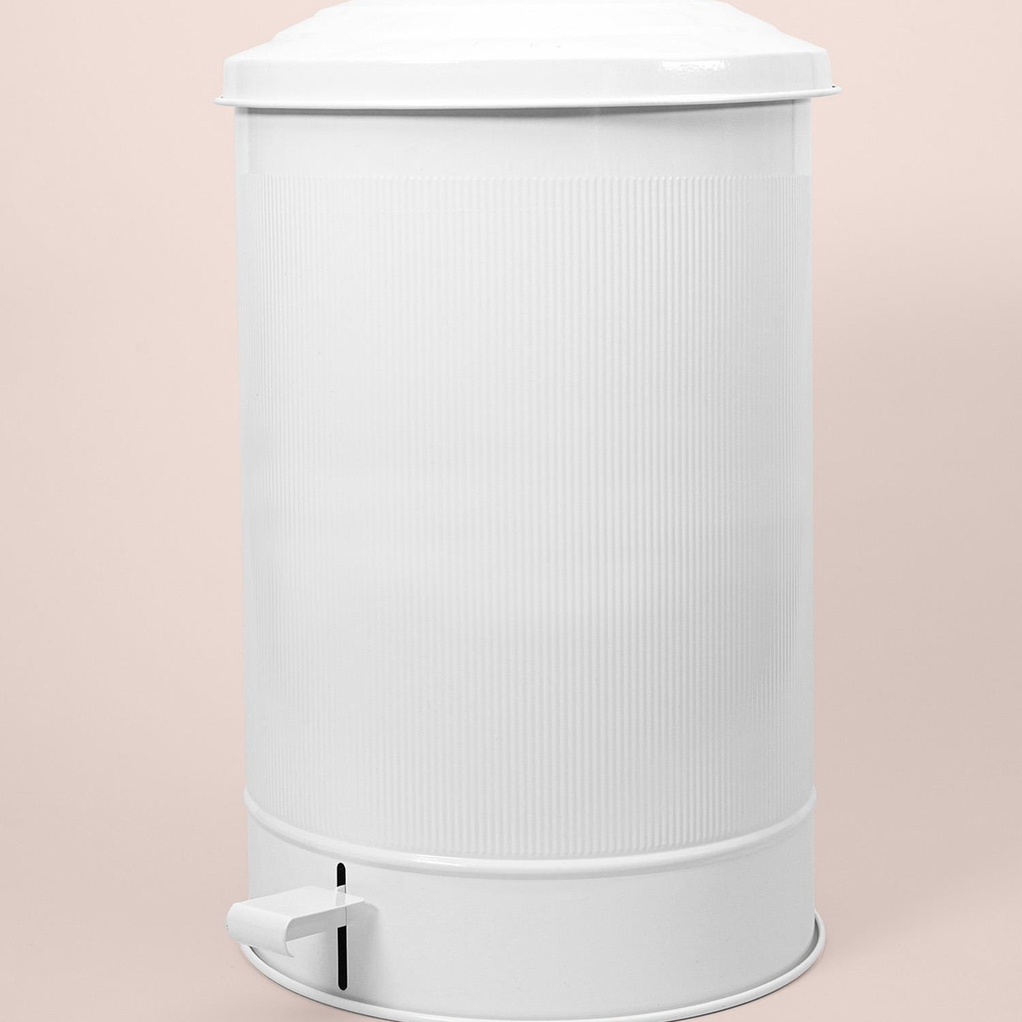 Stripe Çöp Kovası Mutfak Beyaz 37 Lt