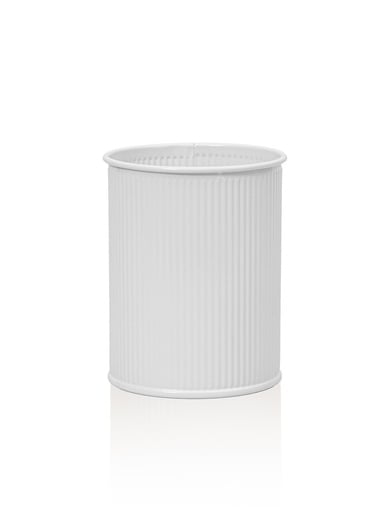  Stripe Kaşıklık Beyaz 13x11 cm