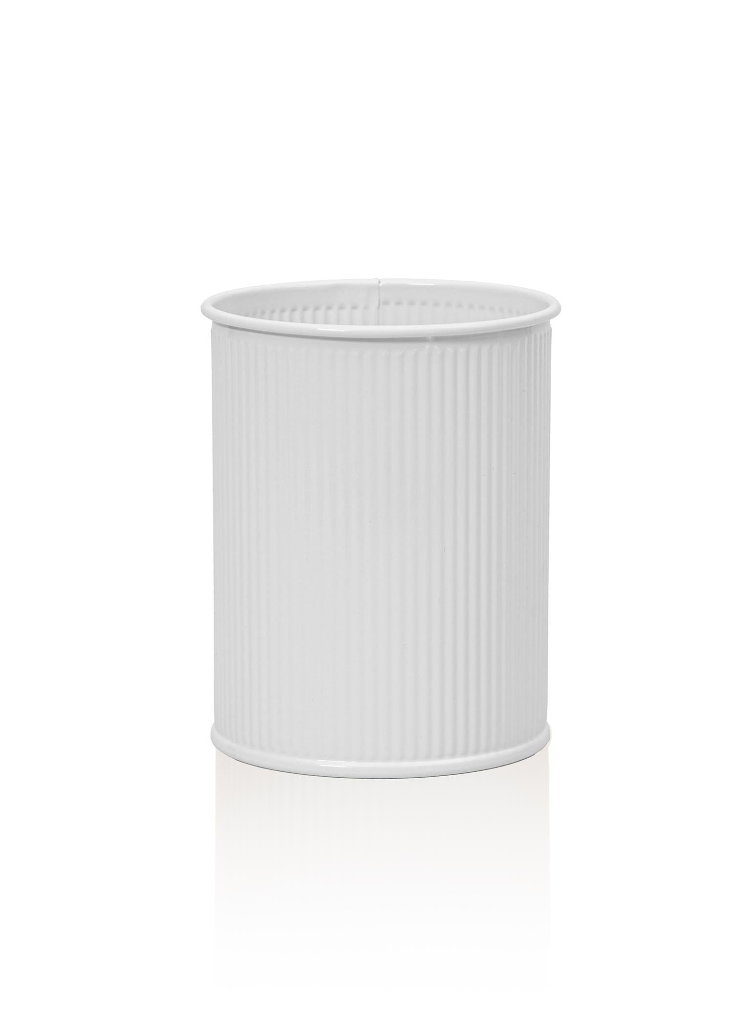  Stripe Kaşıklık Beyaz 13x11 cm